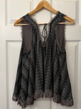 Free People “ Flutter Fly “ lace tank top